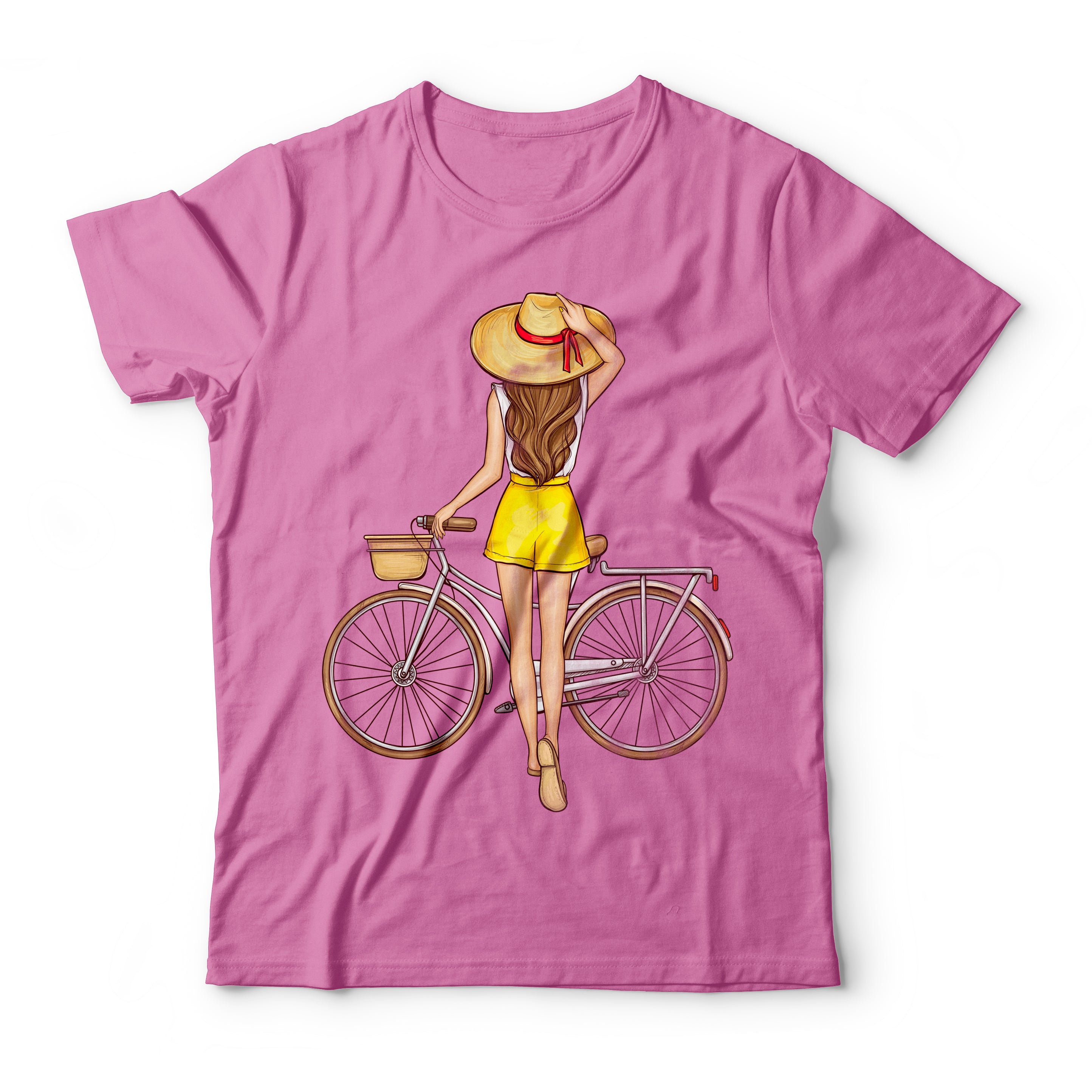 Camiseta chica bicicleta