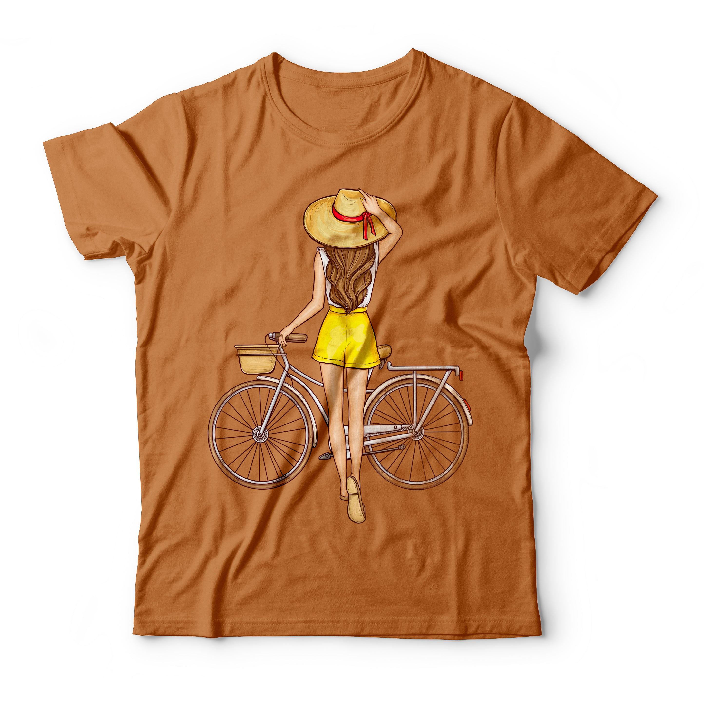 Camiseta chica bicicleta