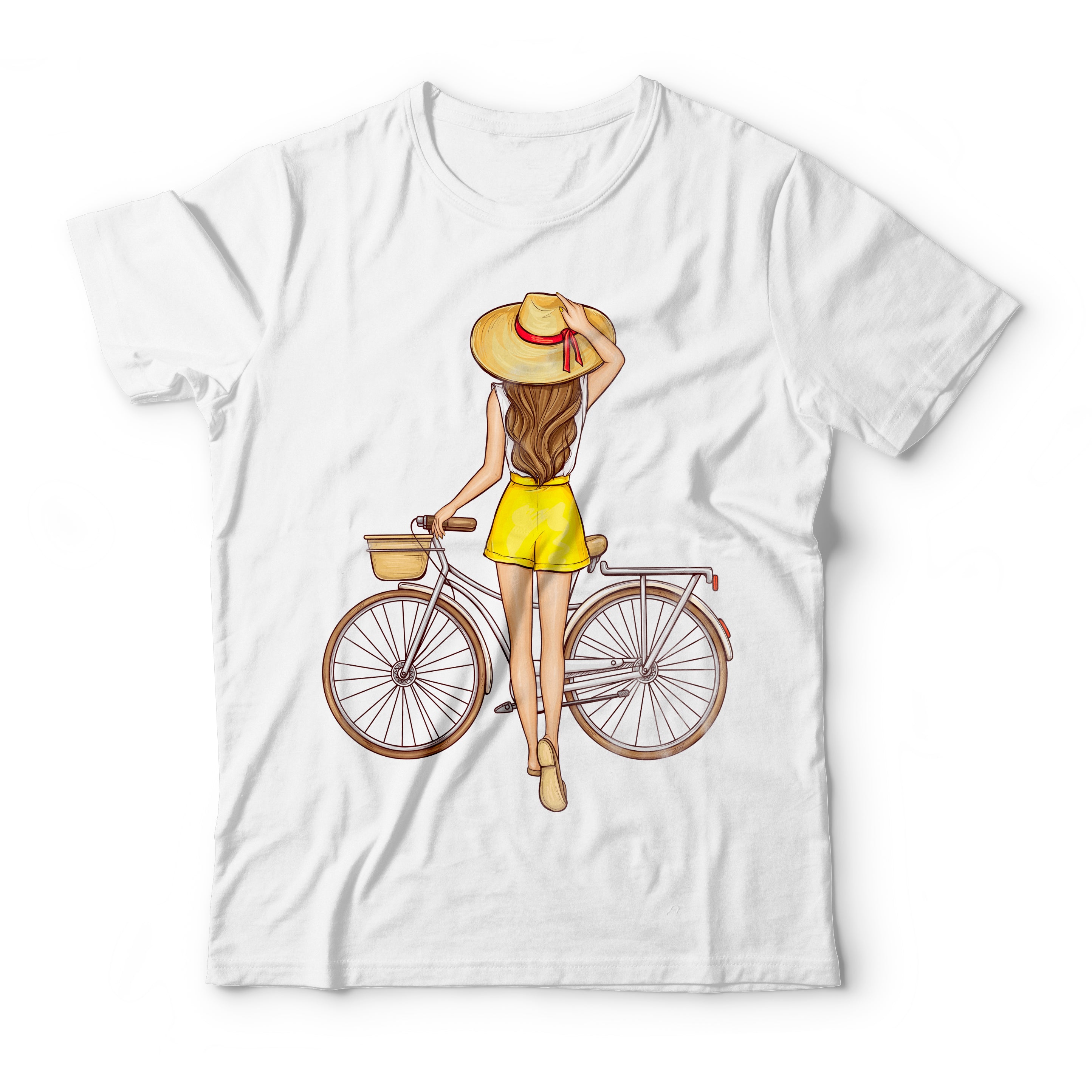 Camiseta chica bicicleta